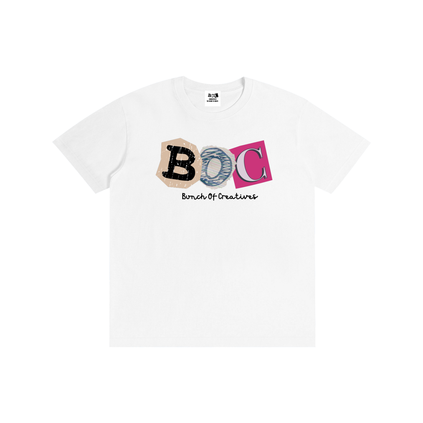 "WE WERE CREATED TO CREATE" BOC LOGO TEE