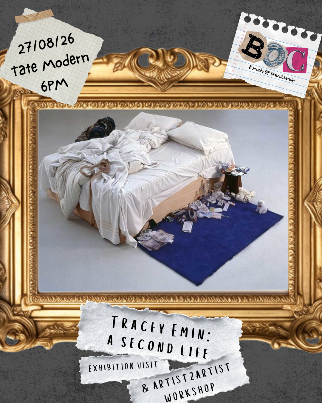 BOC Exhibition Visit #4: Tracey Emin: A Second Life (Special Event)